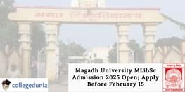 Magadh University MLibSc Admission 2025 Open